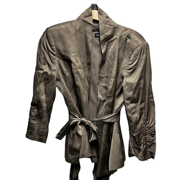 Bebe wrap Satin Jacket blazer 8 - Picture 1 of 6